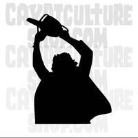 Texas Chainsaw Massacre Leatherface v1 Vinyl Decal