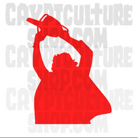 Texas Chainsaw Massacre Leatherface v1 Vinyl Decal