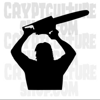 Texas Chainsaw Massacre Leatherface v2 Vinyl Decal