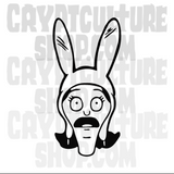 Bob's Burgers Louise Belcher Vinyl Decal