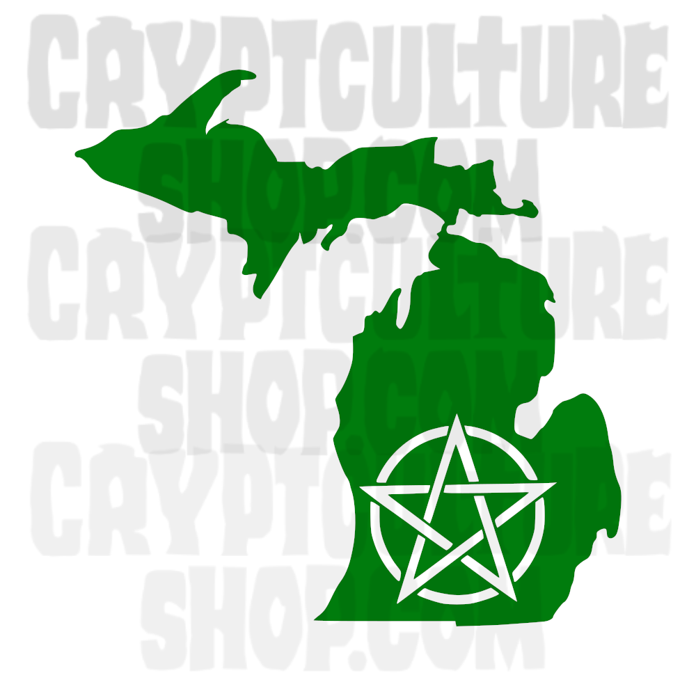Vinilo decorativo de pentagrama oculto de Michigan