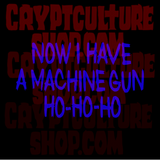 Die Hard Machine Gun Ho-Ho-Ho Vinyl Decal