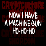 Die Hard Machine Gun Ho-Ho-Ho Vinyl Decal