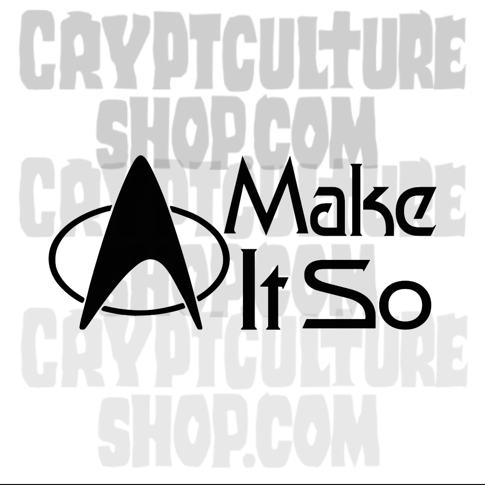 Vinilo decorativo "Hazlo así" de Star Trek