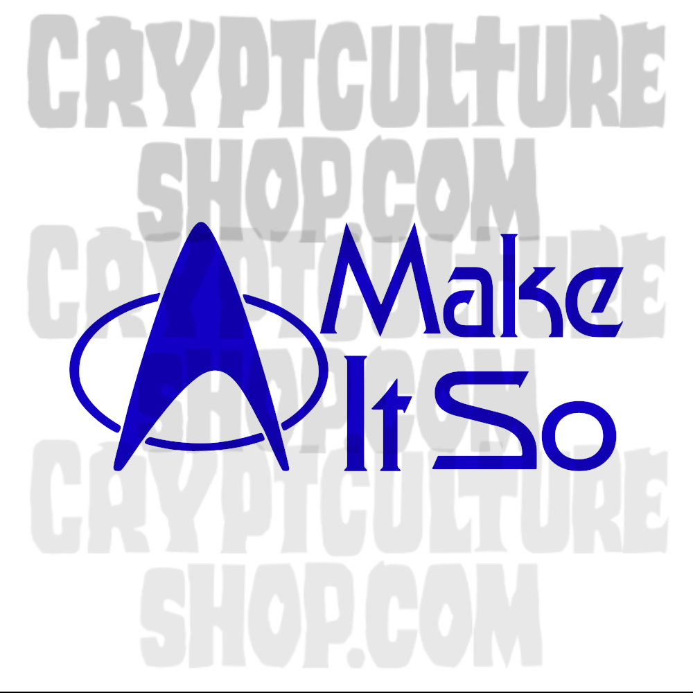 Vinilo decorativo "Hazlo así" de Star Trek
