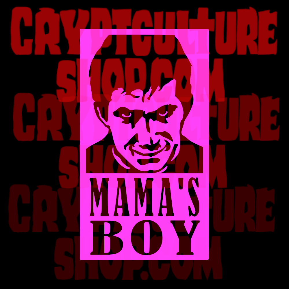 Psycho Mama's Boy Norman Bates Vinyl Decal