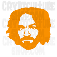 True Crime Charles Manson Vinyl Decal