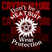 Supernatural Don't Be A Meatsuit Vinyl Decal