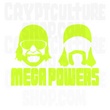 Pro Wrestling Mega Powers Vinyl Decal