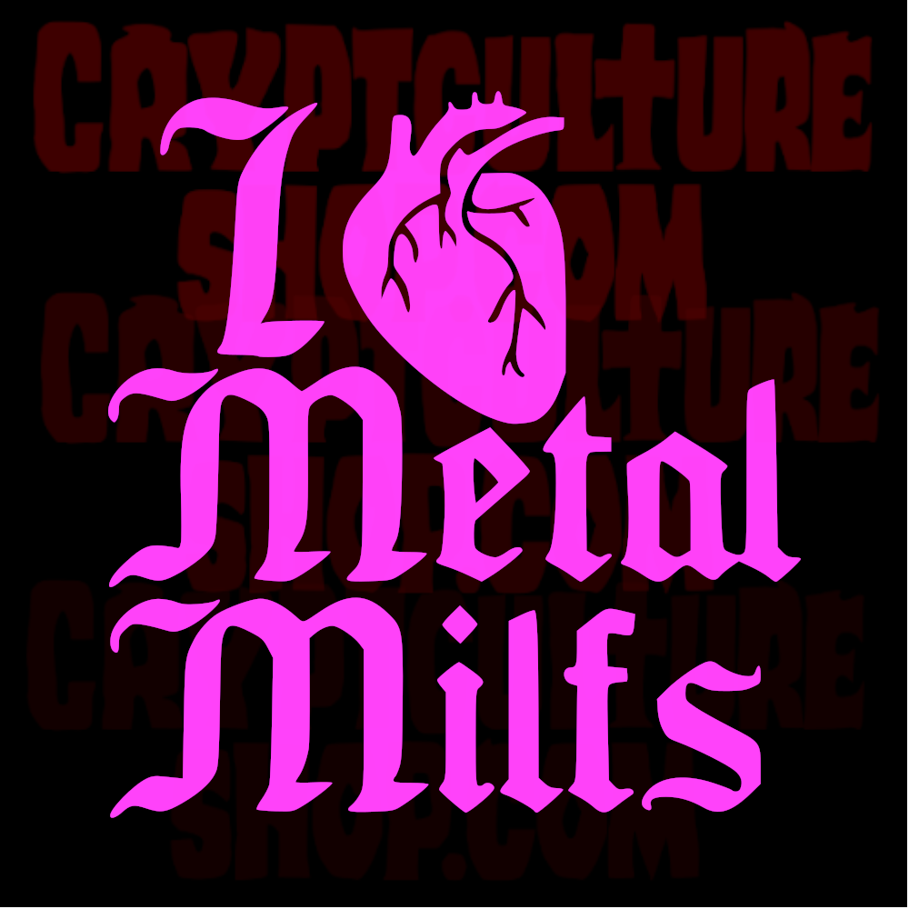 Horror I Heart Metal Milfs Vinilo Decorativo