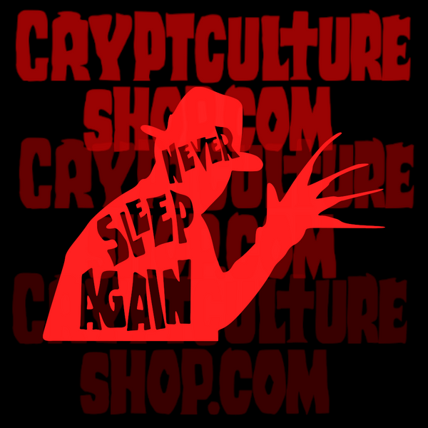 Nightmare on Elm Street Never Sleep Again Vinyl Decal