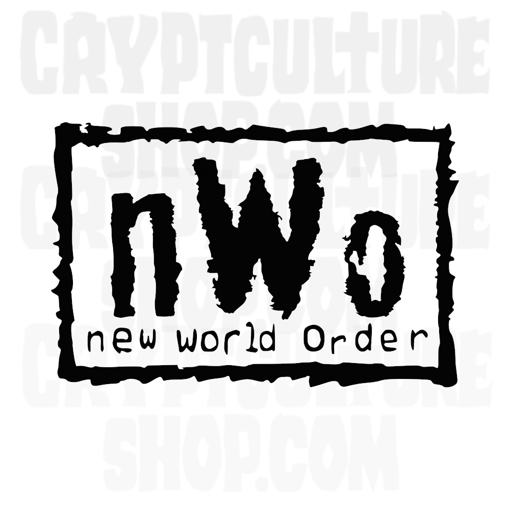 Calcomanía de vinilo NWO de lucha libre profesional