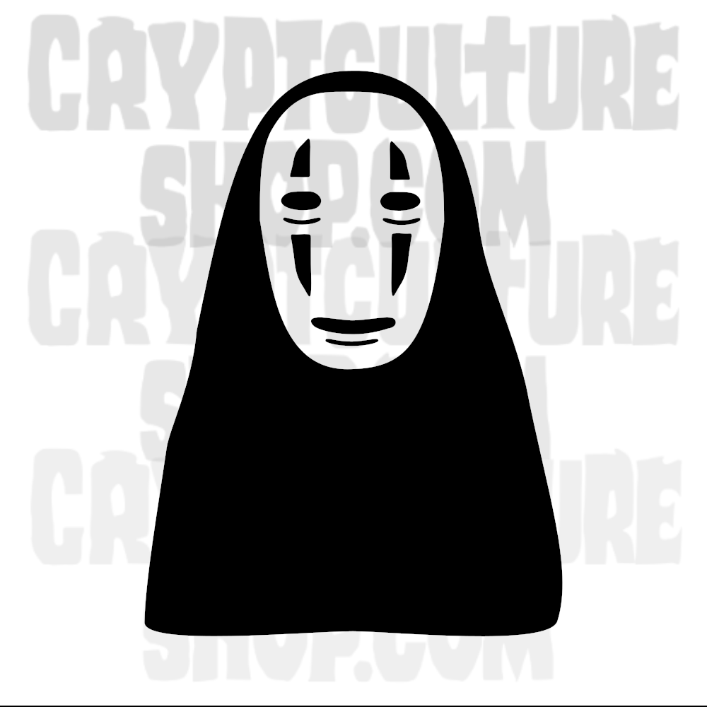 Vinilo decorativo de No-Face de El viaje de Chihiro
