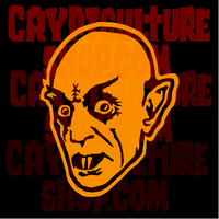 Nosferatu Head Vinyl Decal