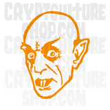 Nosferatu Head Vinyl Decal