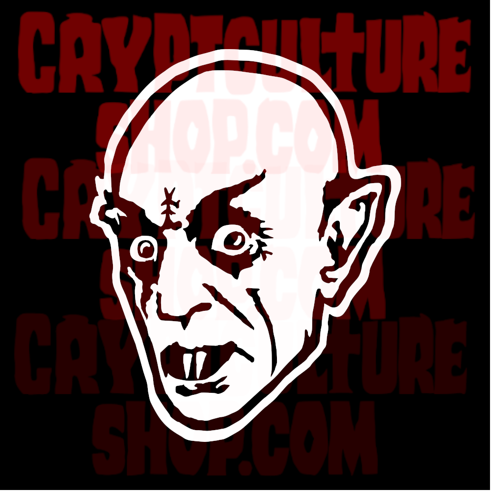 Vinilo decorativo de cabeza de Nosferatu