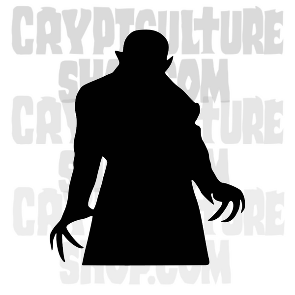 Nosferatu Silhouette Vinyl Decal Crypt Culture nosferatu-silhouette-vinyl-decal-crypt-culture