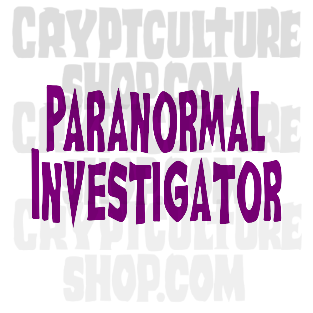 Calcomanía de vinilo de investigador paranormal