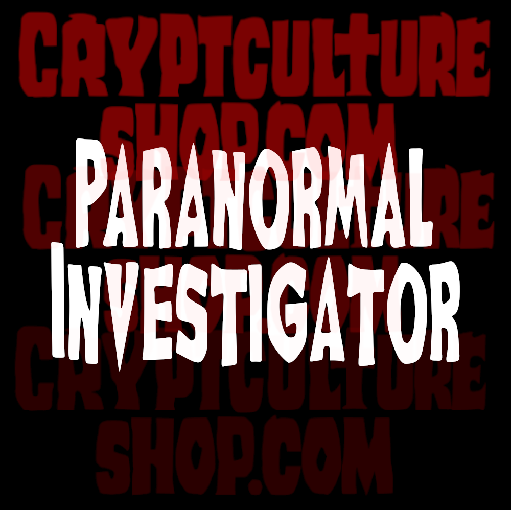Calcomanía de vinilo de investigador paranormal