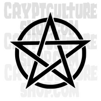 Occult Pentacle Vinyl Decal