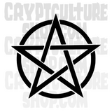 Occult Pentacle Vinyl Decal