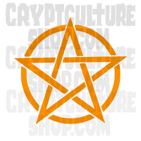 Occult Pentacle Vinyl Decal