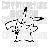 Pokemon Pikachu Vinyl Decal