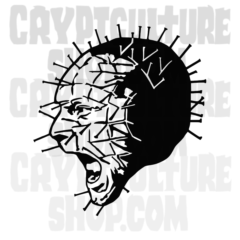 Hellraiser Cenobita Pinhead Calcomanía de Vinilo