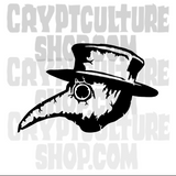 Plague Doctor Mask Vinyl Decal