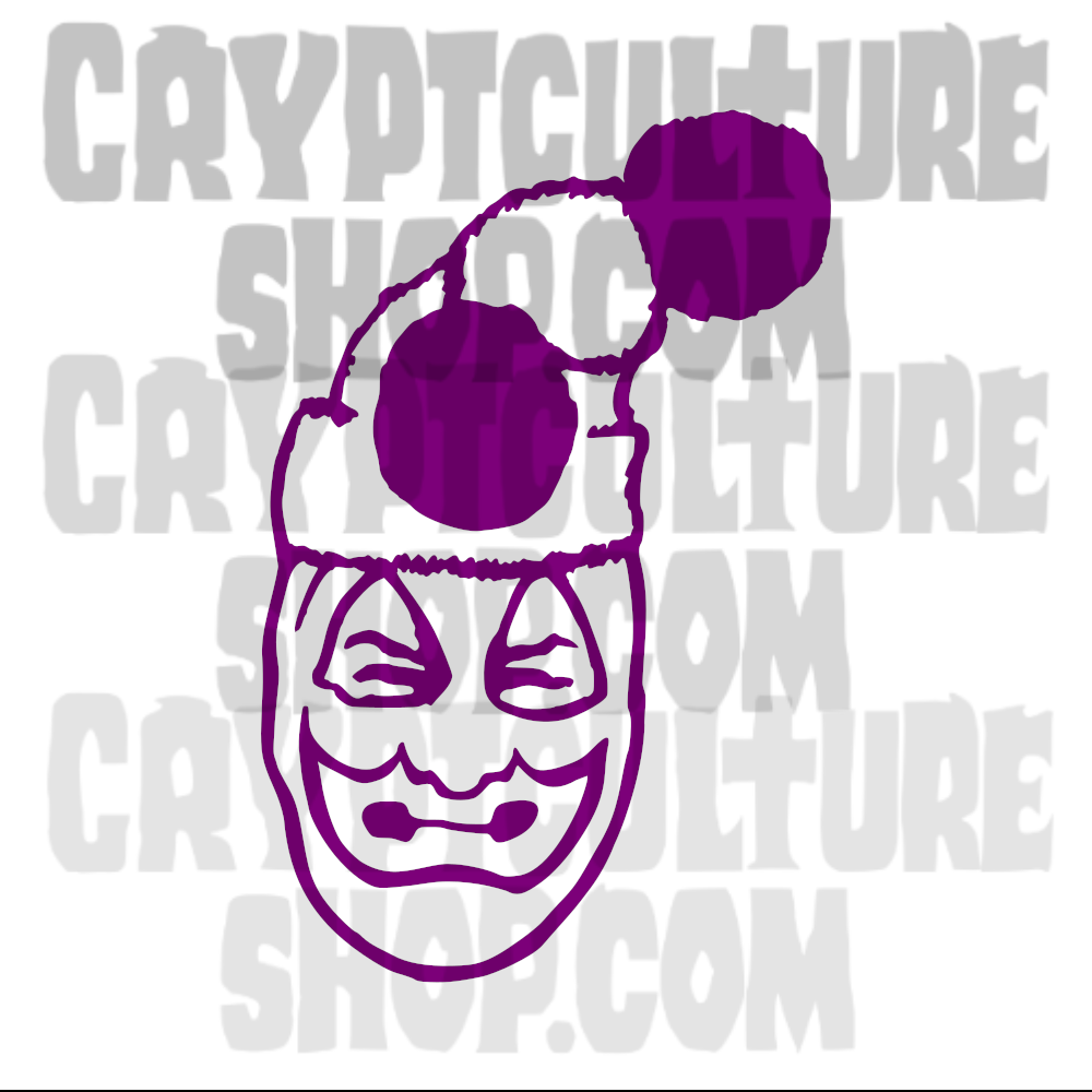 True Crime John Wayne Gacy Pogo Calcomanía de vinilo