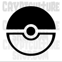 Anime Pokemon Pokeball Vinyl Decal