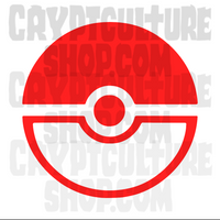 Anime Pokemon Pokeball Vinyl Decal