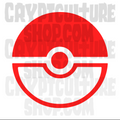 Pokémon Pegatina de Vinilo Poké Ball