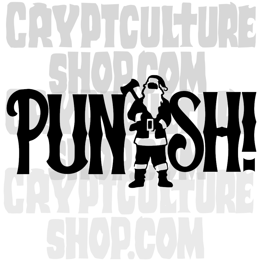 Silent Night Deadly Night Punish Calcomanía de Vinilo Crypt Culture