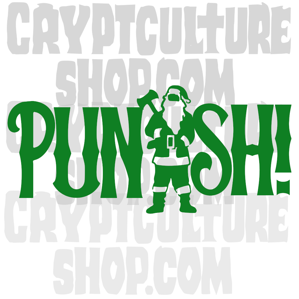 Silent Night Deadly Night Punish Calcomanía de Vinilo Crypt Culture