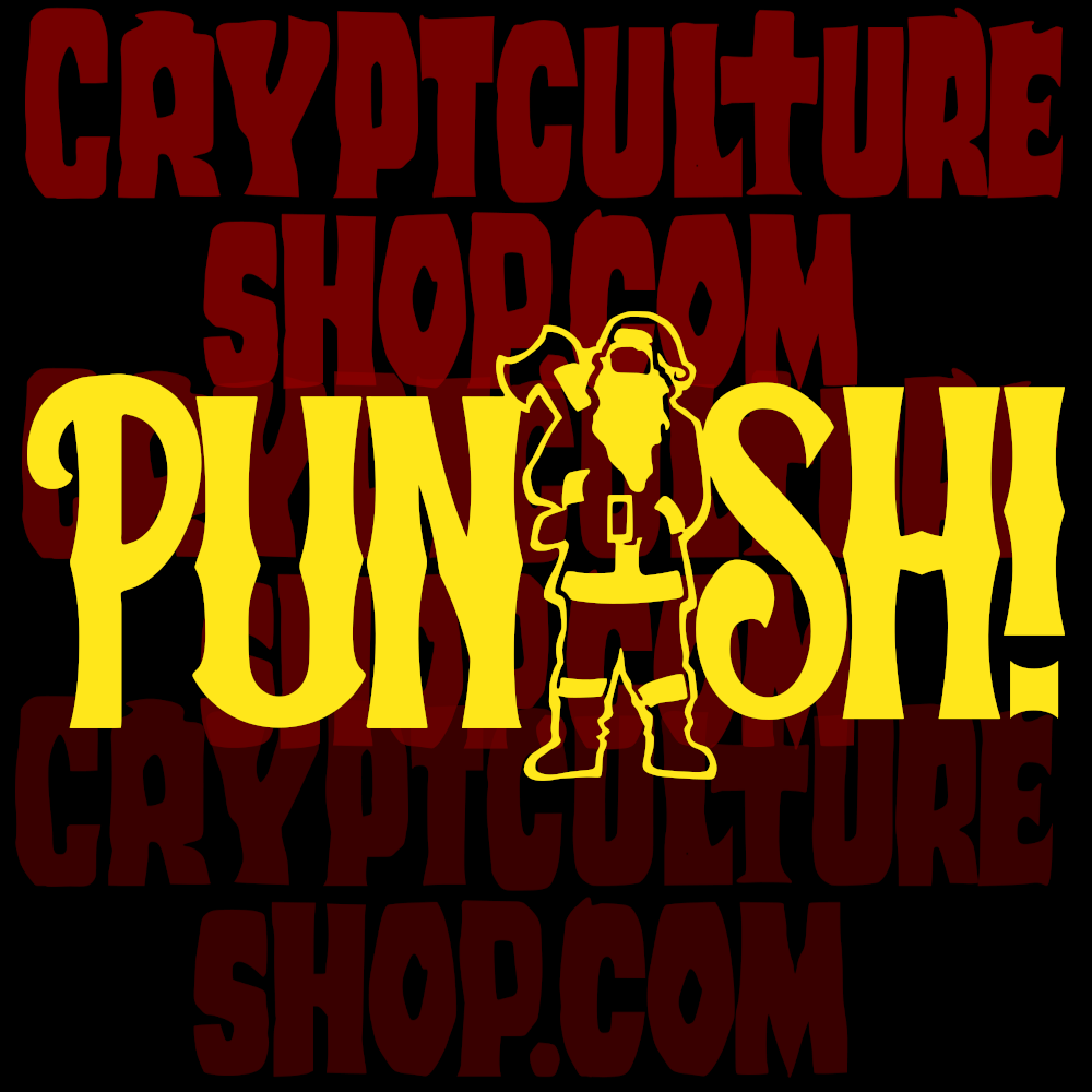 Silent Night Deadly Night Punish Calcomanía de Vinilo Crypt Culture