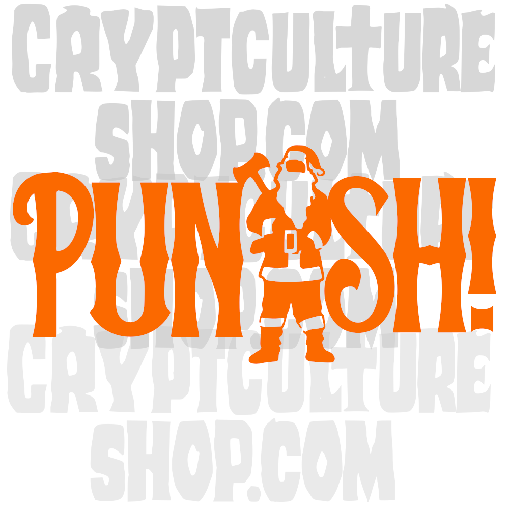 Silent Night Deadly Night Punish Calcomanía de Vinilo Crypt Culture