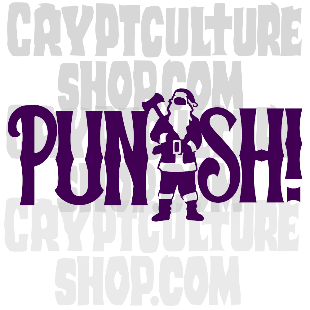 Silent Night Deadly Night Punish Calcomanía de Vinilo Crypt Culture