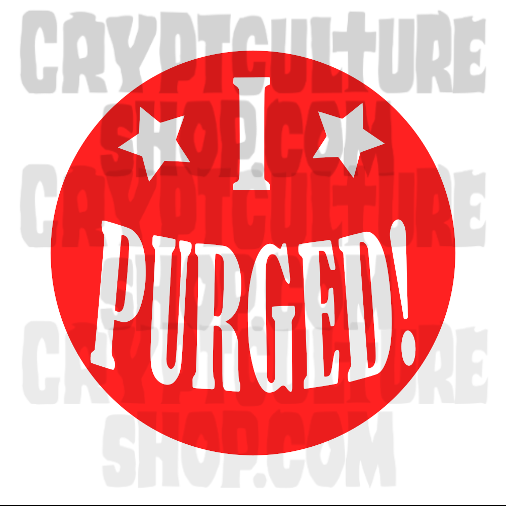 Purge I Purged Voted Vinyl Decal