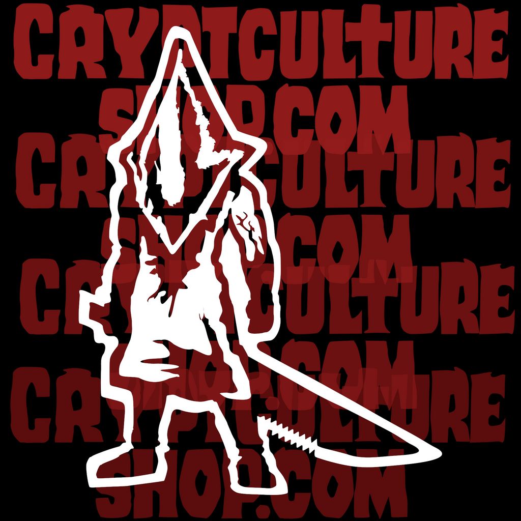 Vinilo decorativo de Silent Hill con Cabeza Piramidal