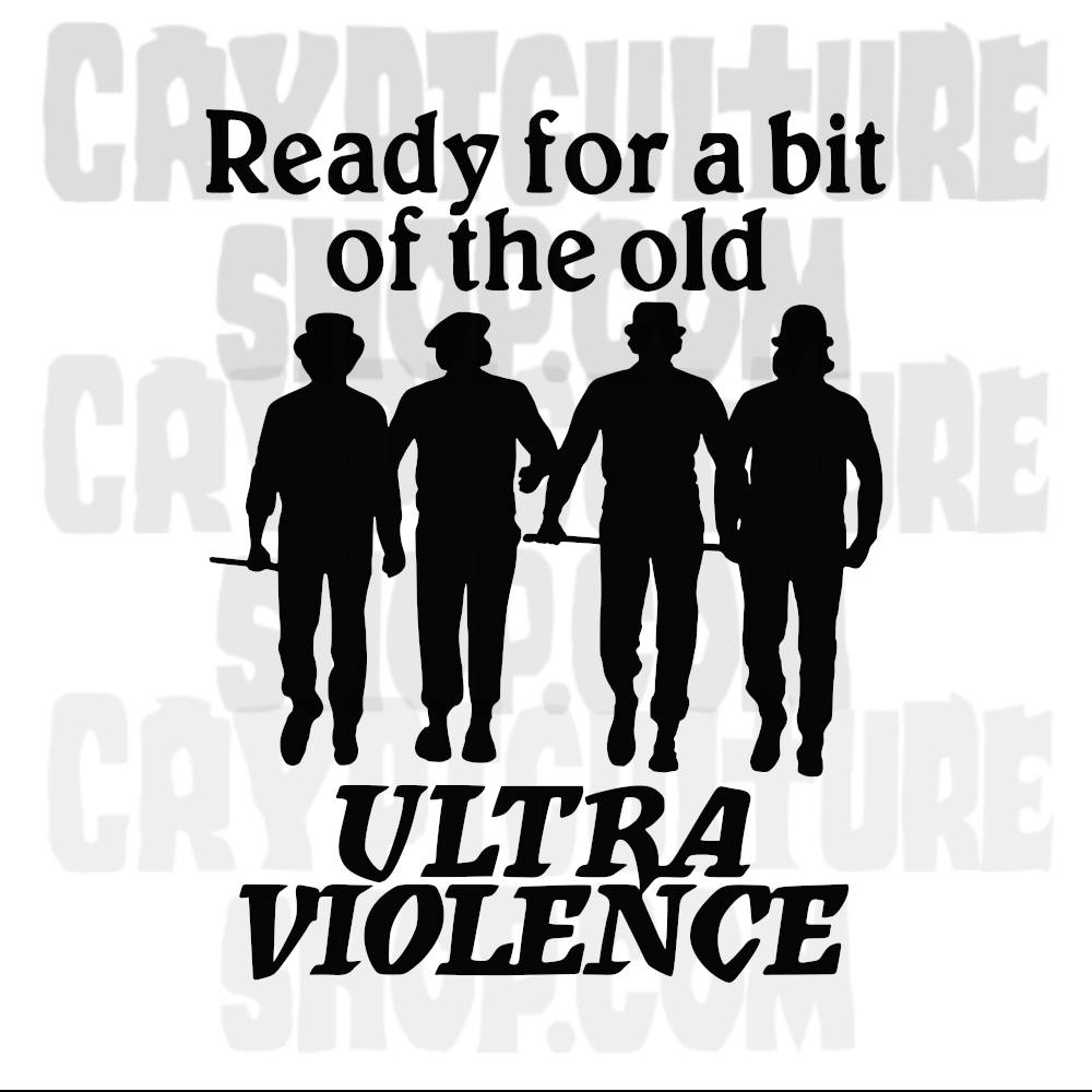 Clockwork Orange Ultraviolence Vinyl Decal