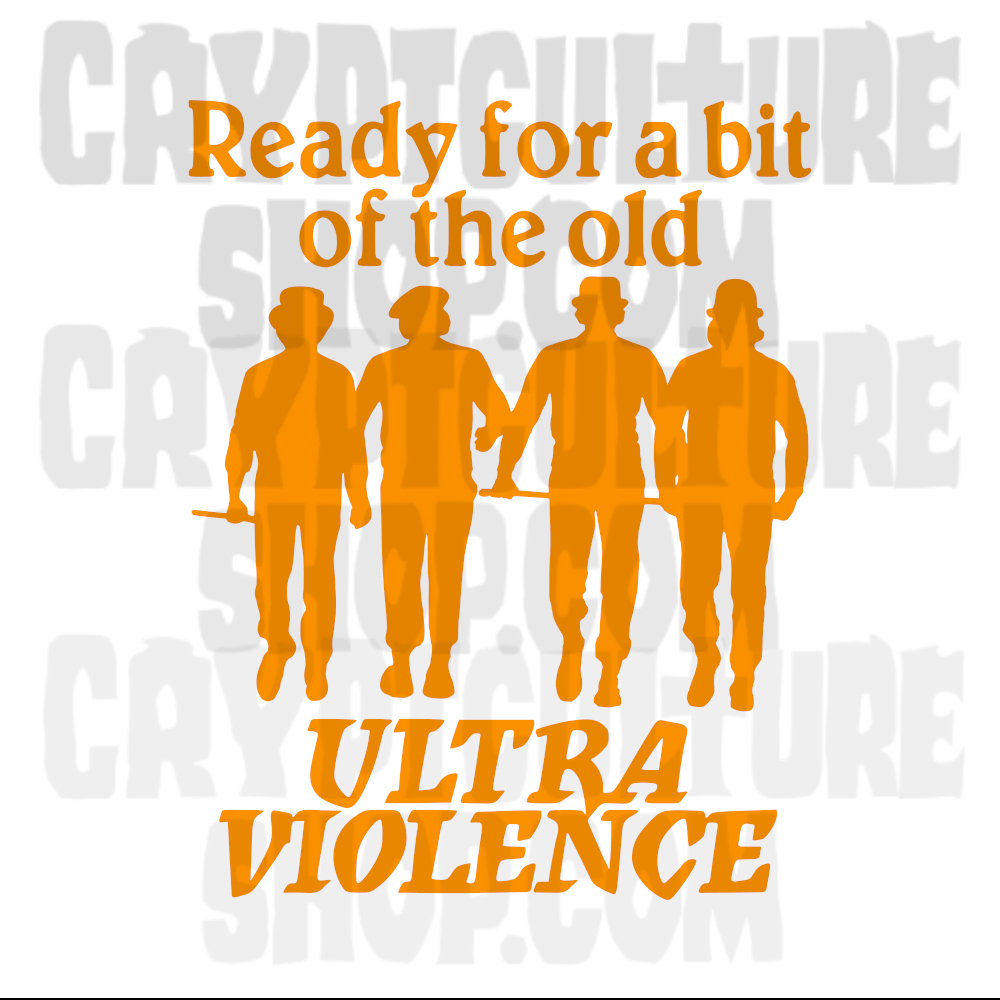 Clockwork Orange Ultraviolence Vinyl Decal