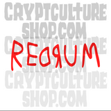 Shining Redrum Vinyl Decal