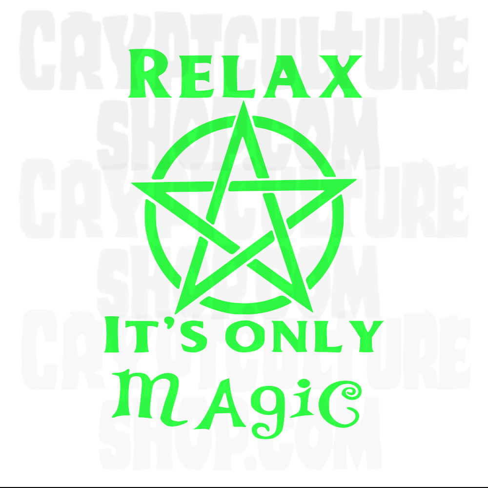 Craft, The. Relax It's Only Magic Vinyl Decal