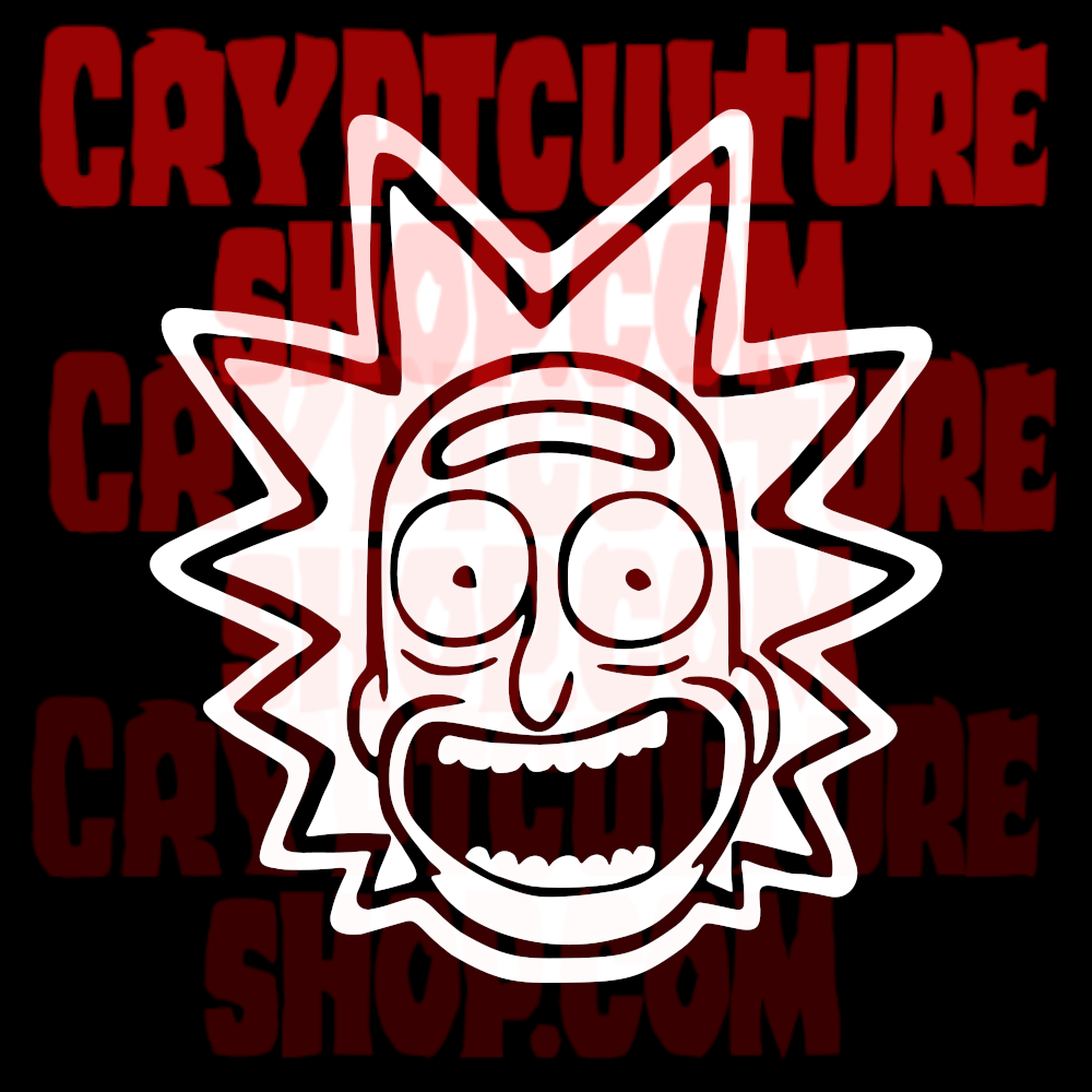 Vinilo decorativo de Rick y Morty Smile
