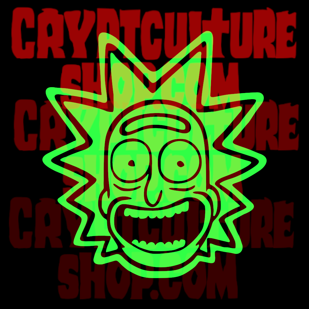 Vinilo decorativo de Rick y Morty Smile