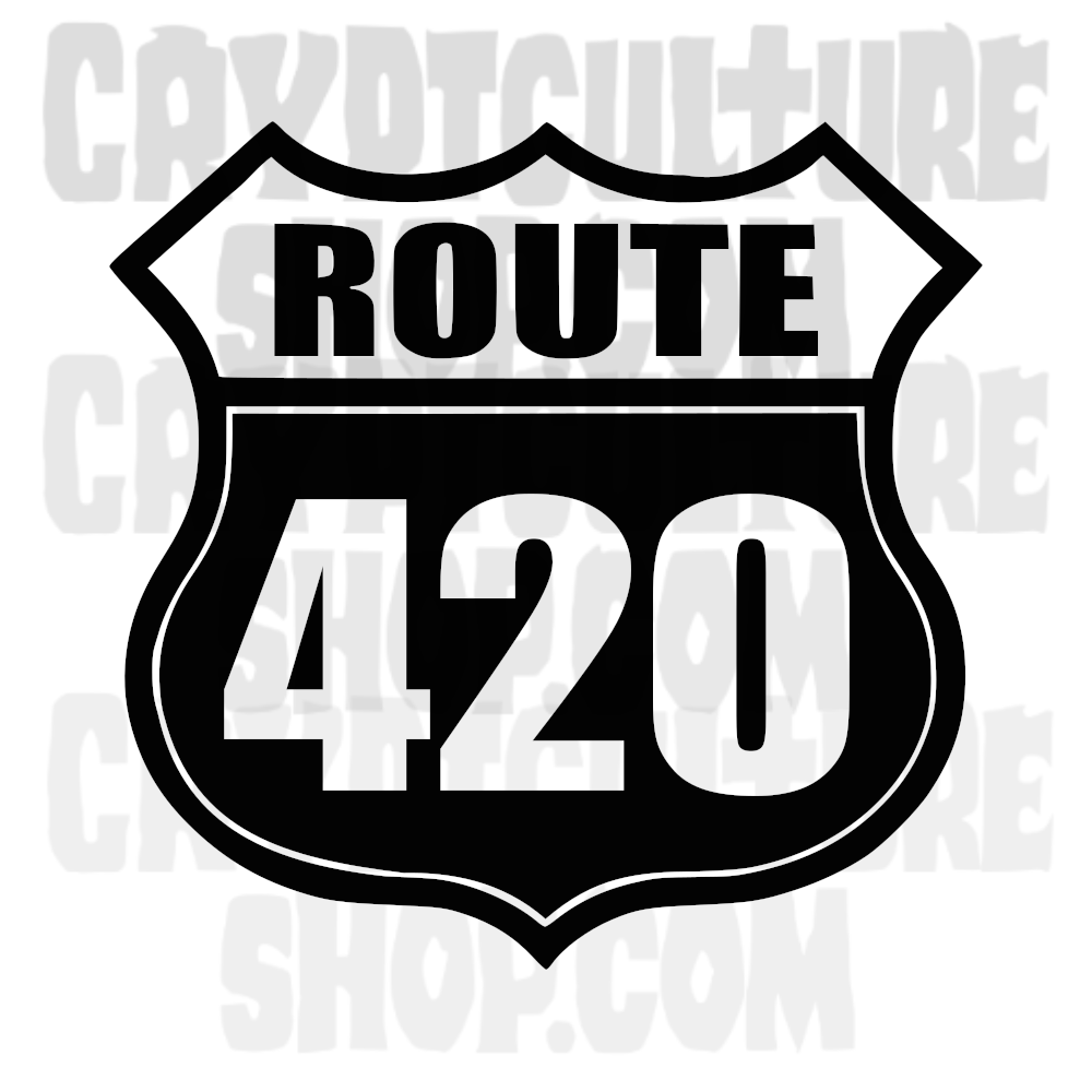Horror Route 420 Vinyl Decal