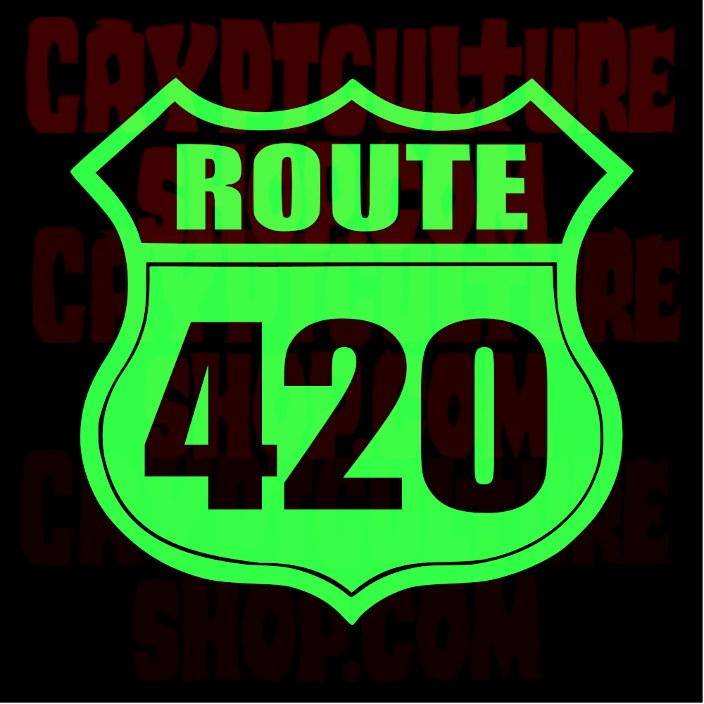 Vinilo decorativo "Horror Route 420"