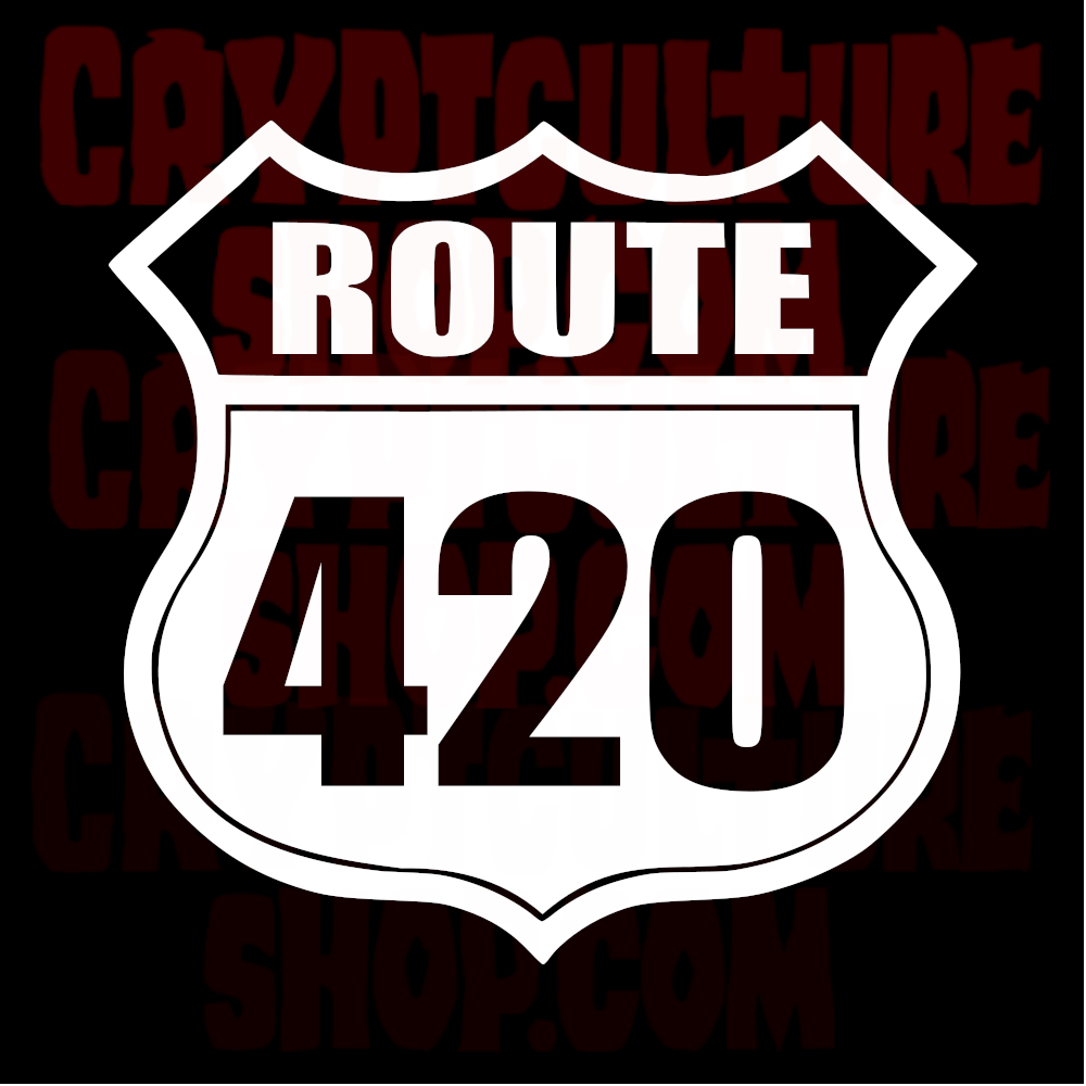 Vinilo decorativo "Horror Route 420"