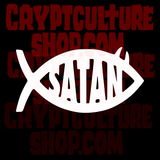 Satan! Satan Fish Vinyl Decal